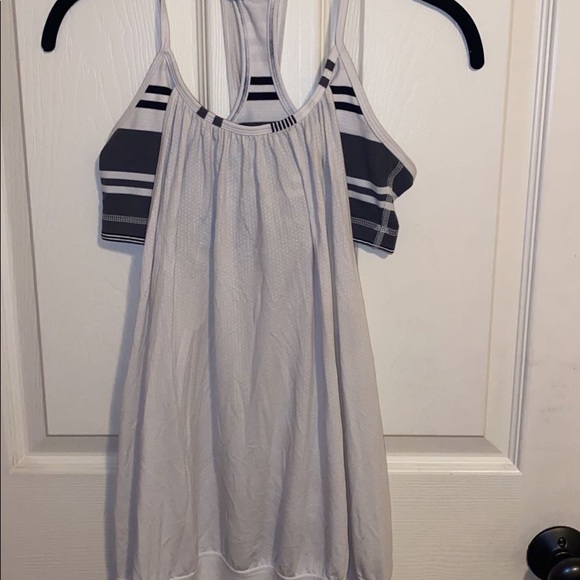 White Lululemon No Limits Tank - Picture 4 of 5